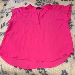 #82 Cynthia Steffe”Vibrant Pink Blouse
